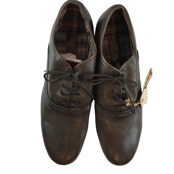 Bed Stu Other - Bed Stu Cosburn Oxford Shoe Loafer Brown 12 Low Top Genuine Leather Lace Up Men